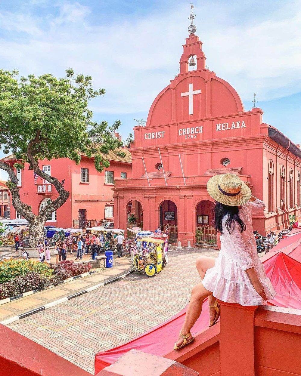 Christ Church Melaka beautiful Christian religious site in Malaysia