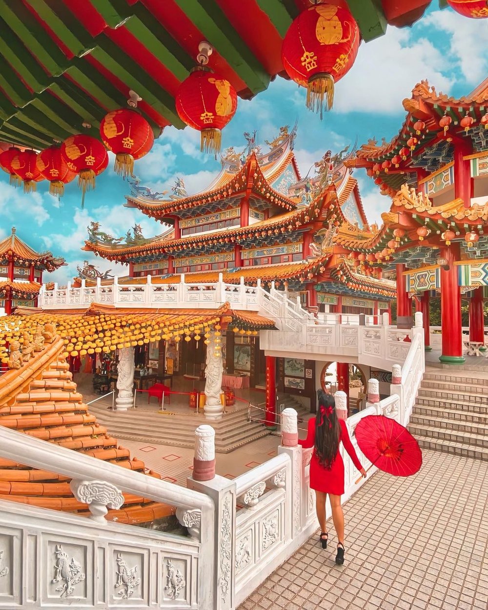 Thean Hou Temple iconic Buddhist religious site in Malaysia