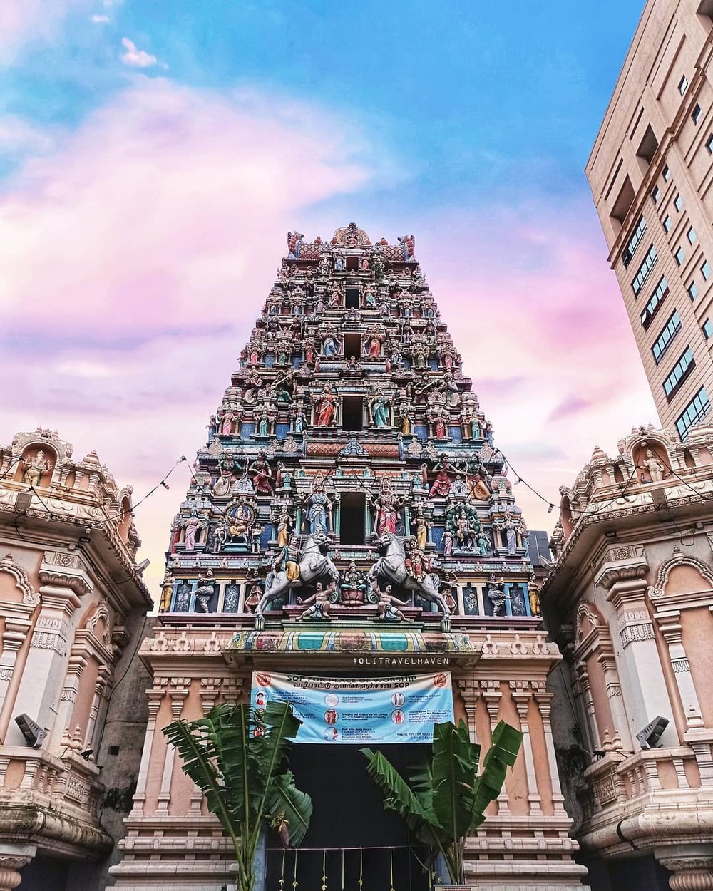 Sri Mahamariamman Temple beautiful Hindu religious site in Malaysia