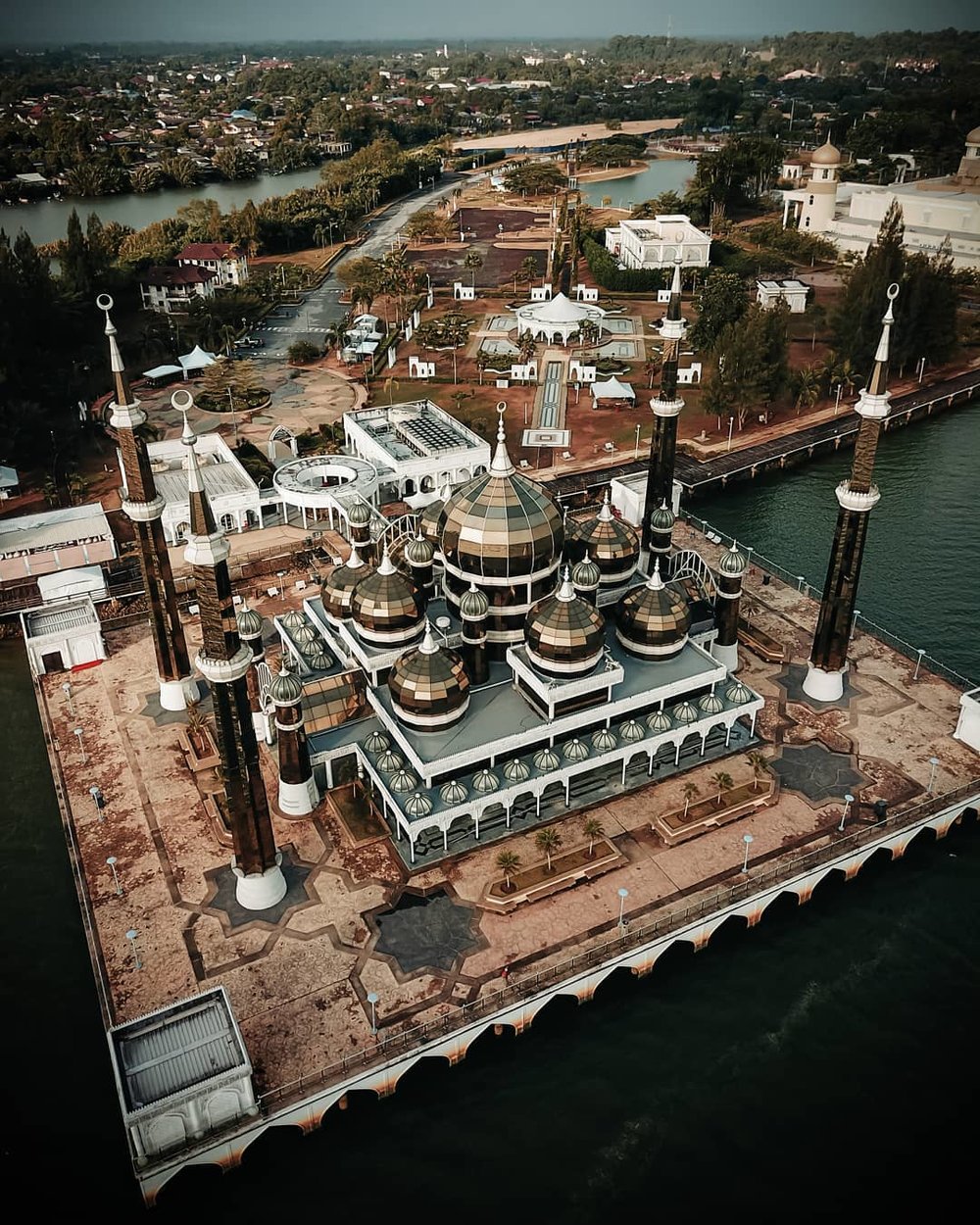 Crystal Mosque Terengganu beautiful Muslim religious site in Malaysia