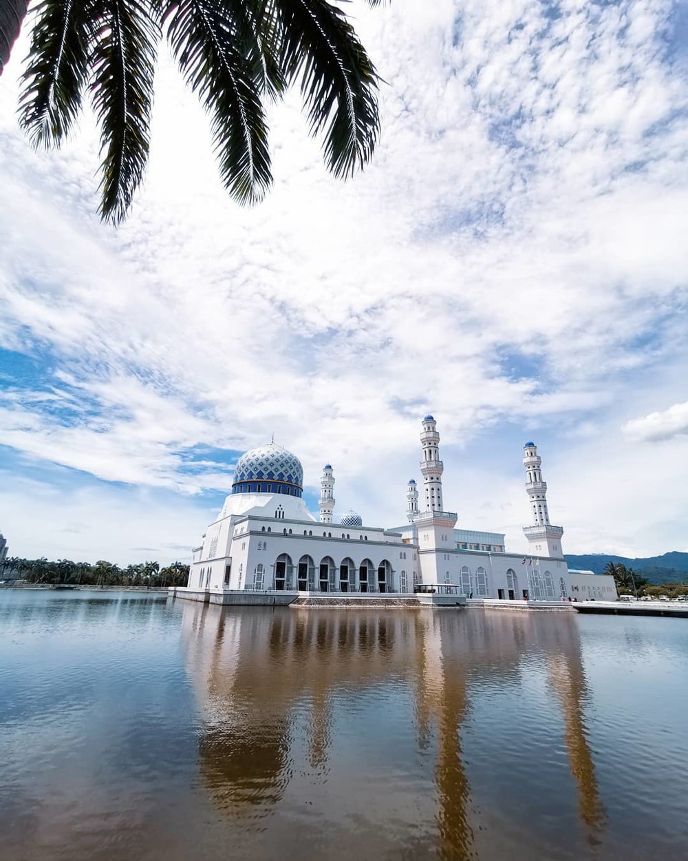 Kota Kinabalu City Mosque beautiful Muslim religious site in Malaysia