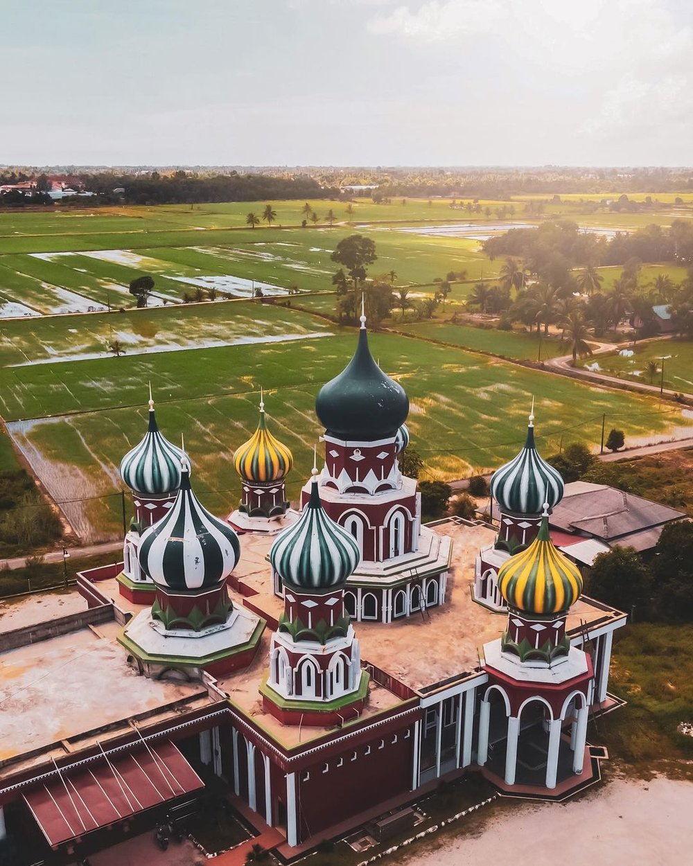 Lapan Kubuh Mosque Masjid Russia beautiful Muslim religious site in Malaysia