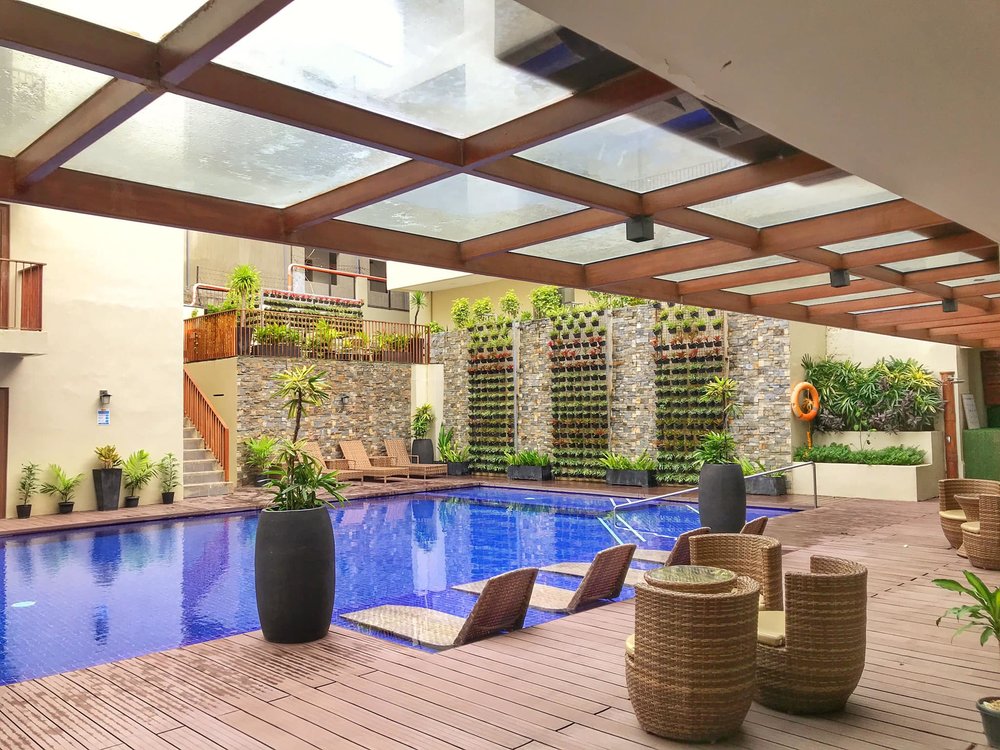 pool and pool deck at altabriza resort boracay hotel