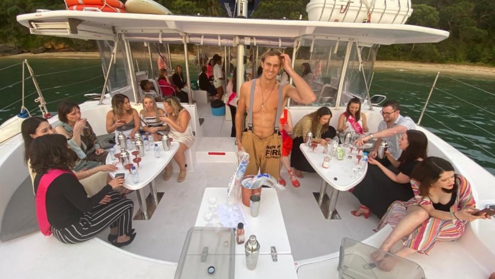 Take Ibiza to the waters of Sydney Harbour with this epic party! Image credits: @champagne_sailing on Instagram