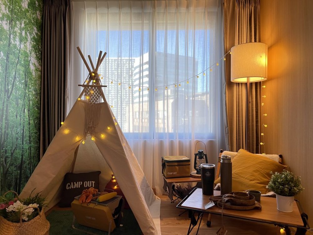 格拉斯麗台北飯店主題房:「享受吧!露營趣」
