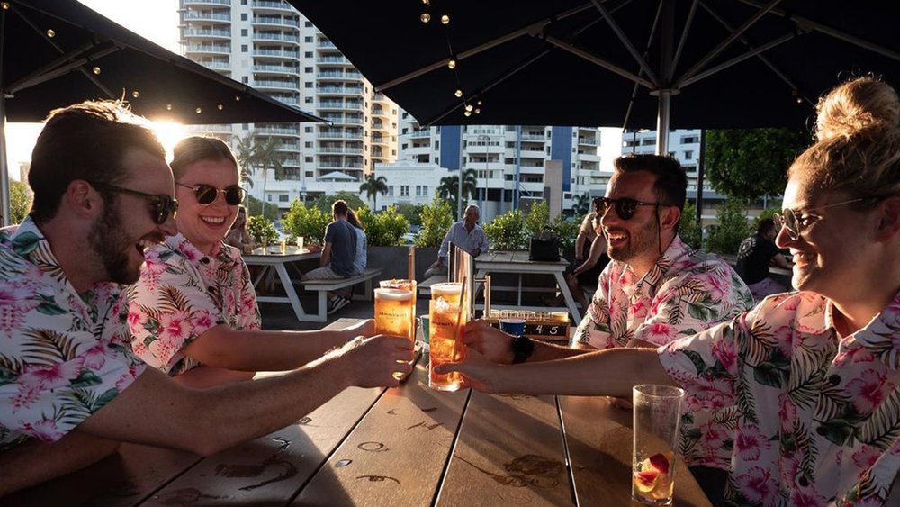 Enjoy the nice weather with great beer Credit: @hemingwaysfnq