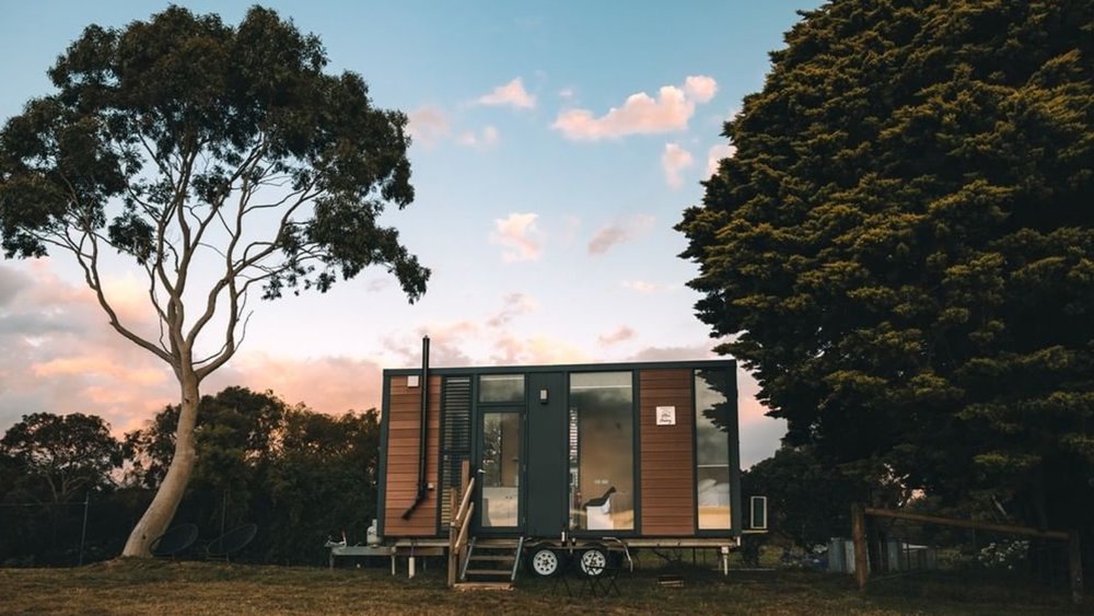 Experience the best of tiny home living for a day Credit: @tiny.away