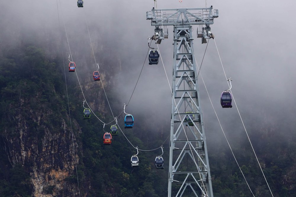 Langkawi Sky Cab cable car types