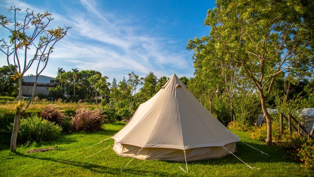 苗栗露營推薦：黃金梯田露營地