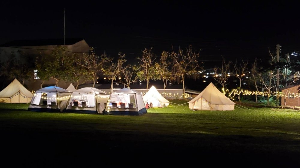 苗栗露營推薦：黃金梯田