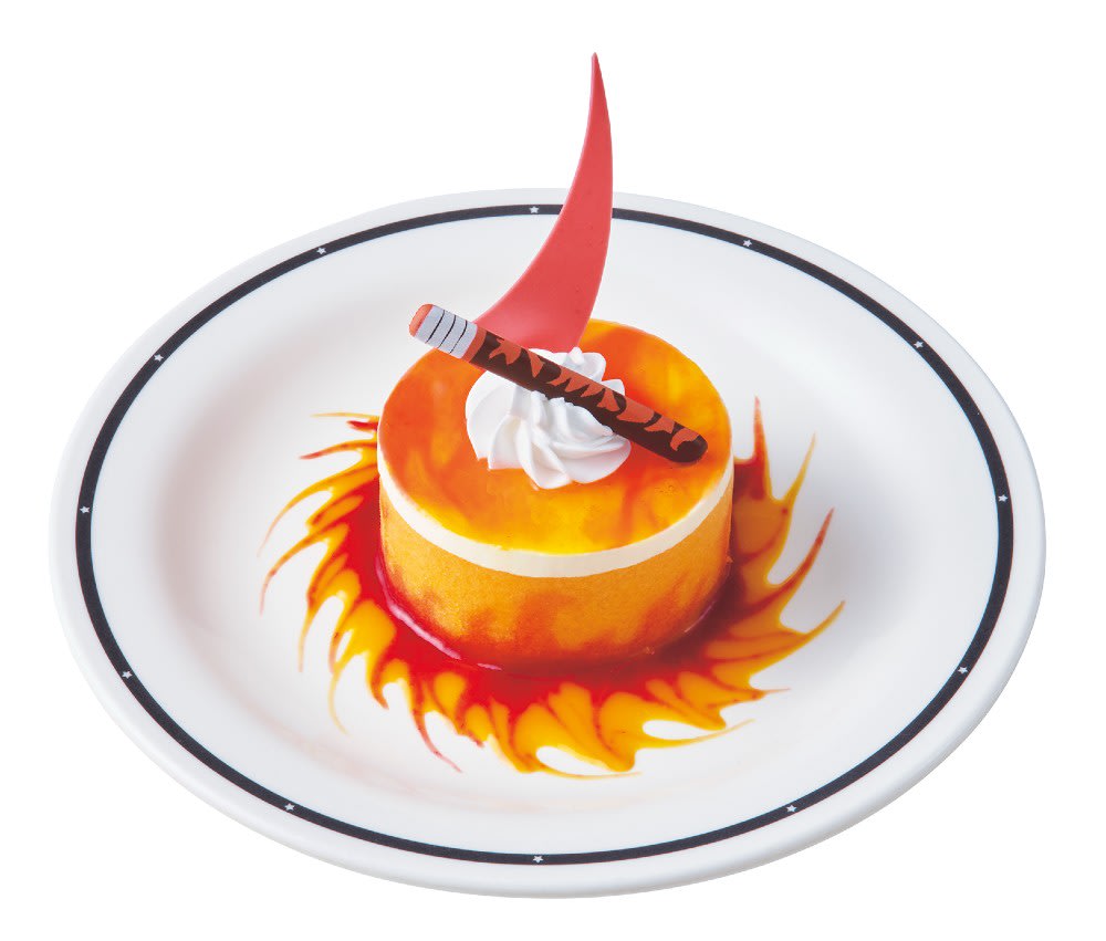 炎柱のオレンジレアチーズケーキ