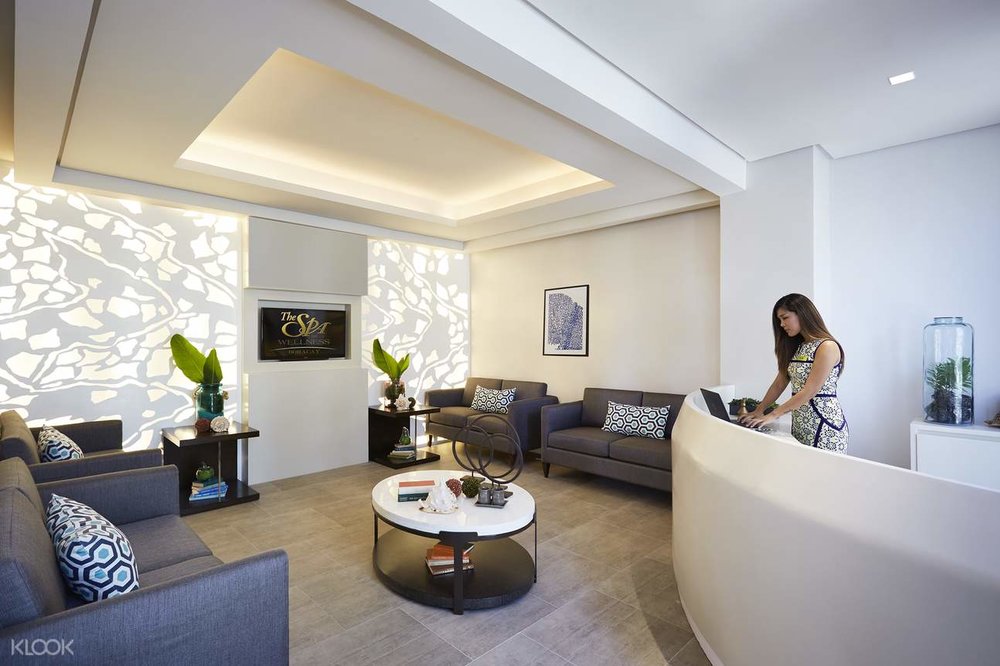 the spa lobby at the lind boracay