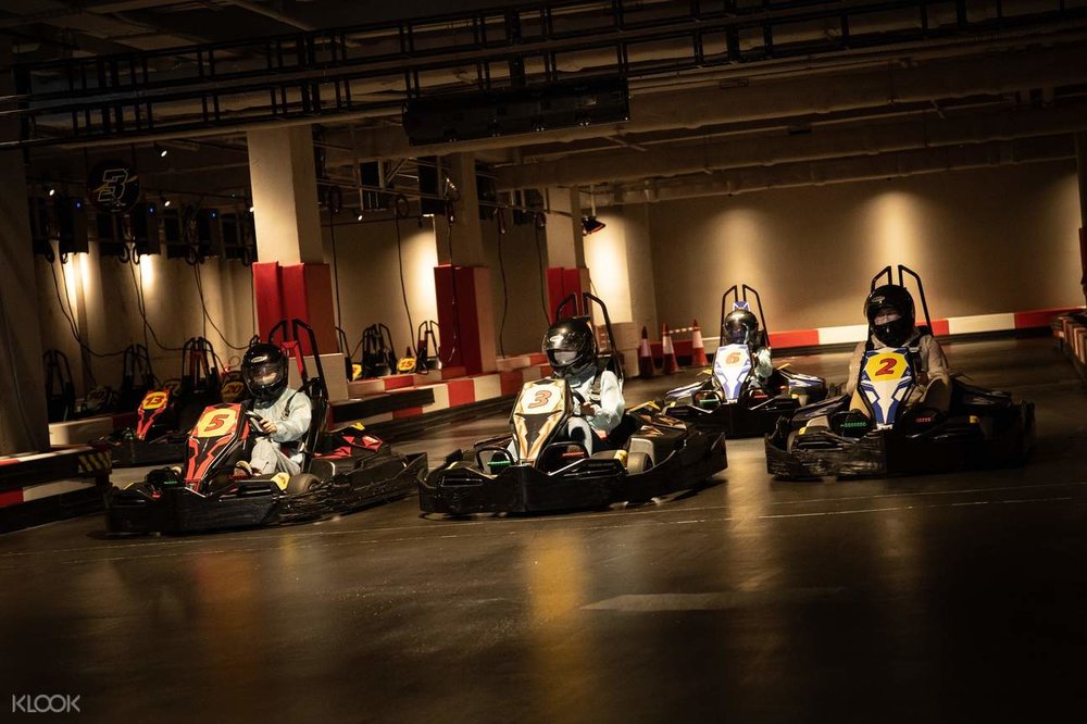 indoor karting at 18 challenge karting in hong kong