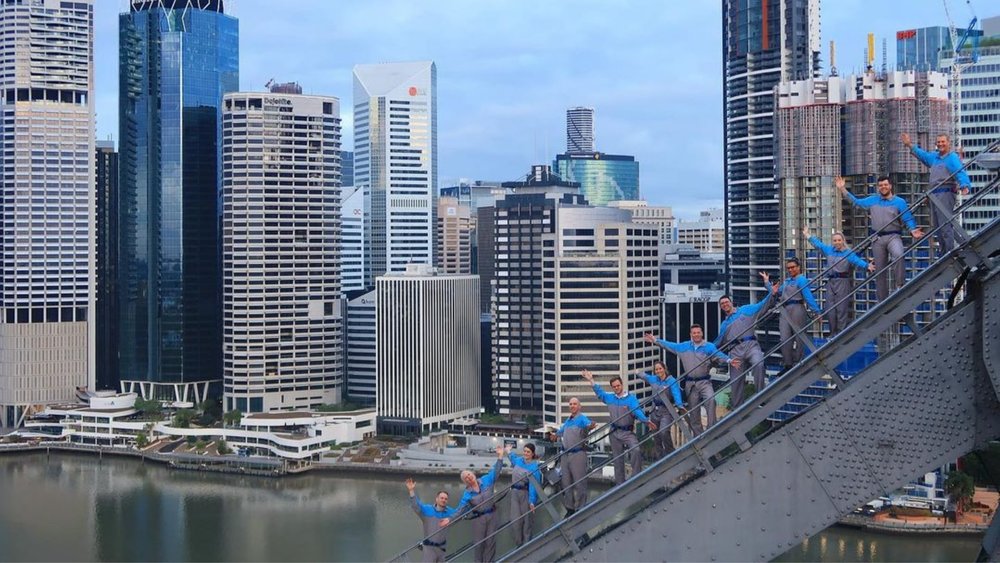 Unleash your adventurous spirit together with your loved one with the Story Bridge Climb! - Image credits @storybridgeadventureclimb on Instagram