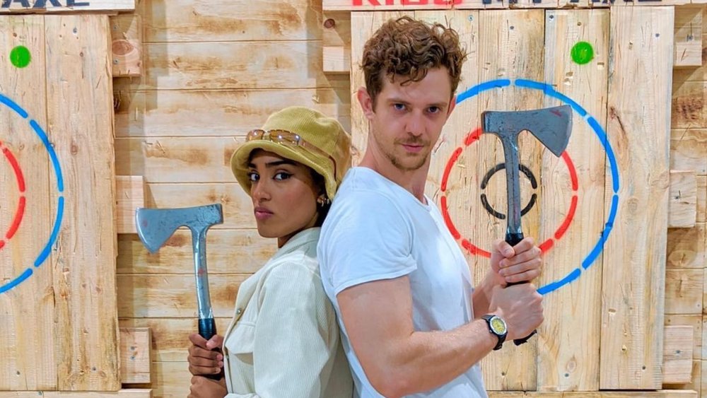 A couple that throws axes together stays together. Image credits: @maabch on Instagram