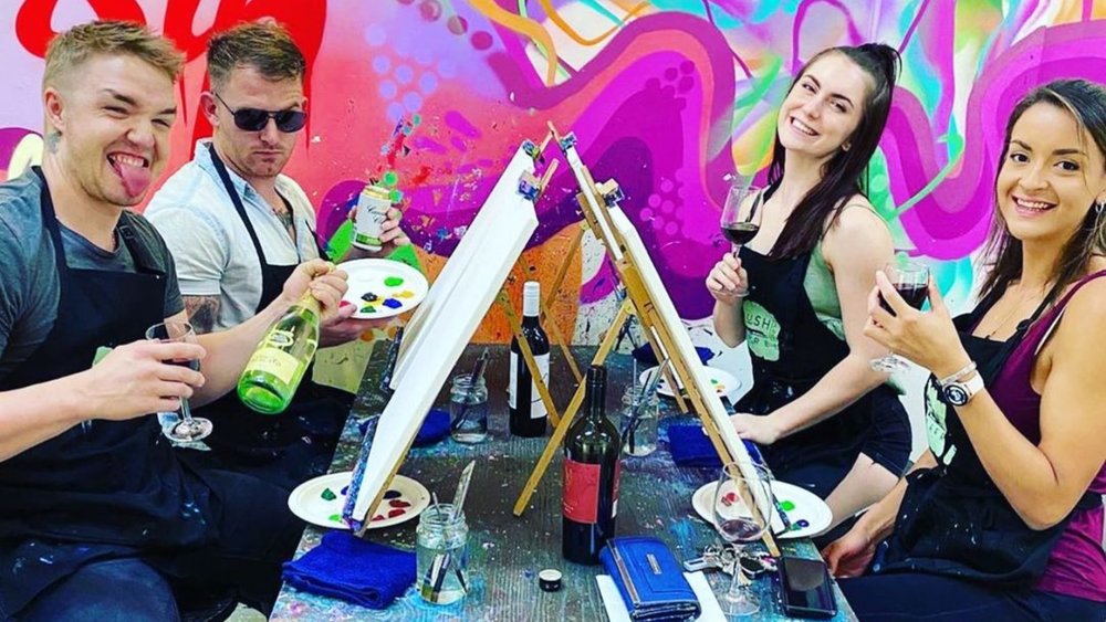 Enjoy some wine as you create a masterpiece! Image credits: @montanao on Instagram
