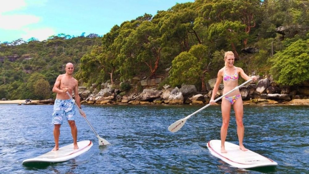 Soak in the sun as you paddle through Manly’s crystal clear waters. Image credits: @manlykayakcentre on Instagram