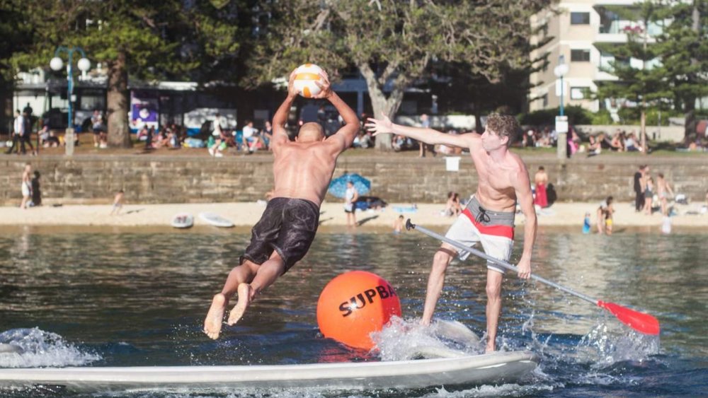 Stand Up Paddle Ball is a fun water sport for everyone!