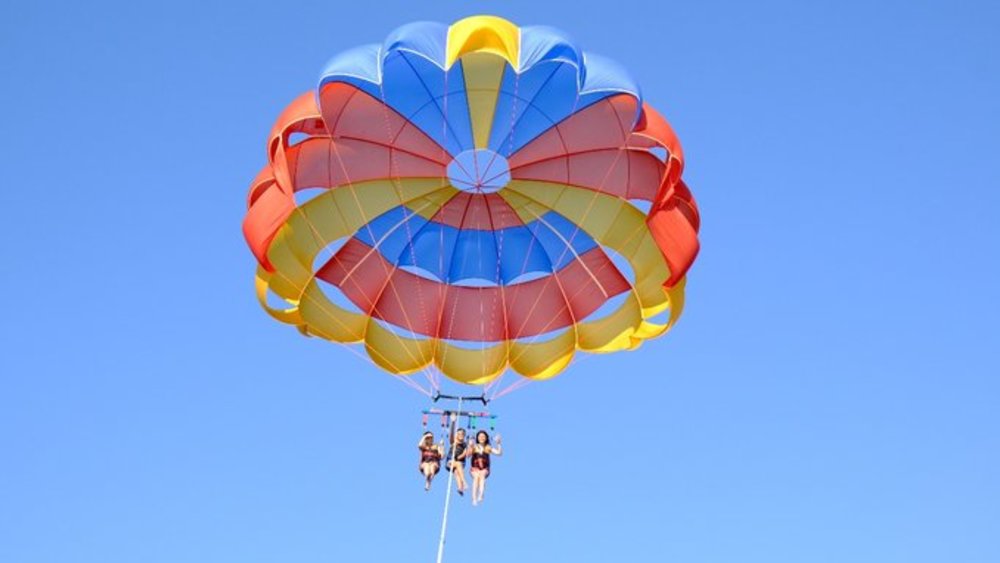 parasailing