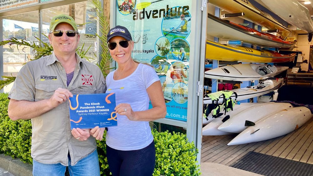 Klook Pandemic Pivot Award Winner - Sydney Harbour Kayaks