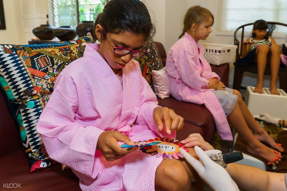 singapore spa and massage kids spa party