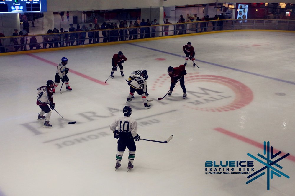 Blue Ice Skating Rink at Paradigm Mall Johor Bahru