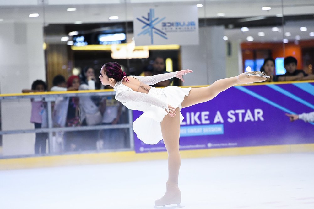 Blue Ice Skating Rink at Paradigm Mall Johor Bahru