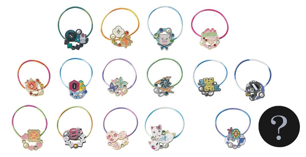 コレクタブルヘアゴム：800円