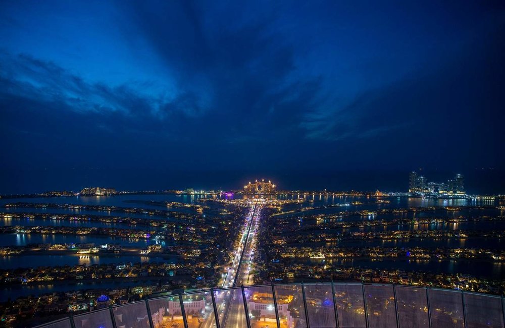 Get a fabulous view of the Palm Jumeirah day or night!