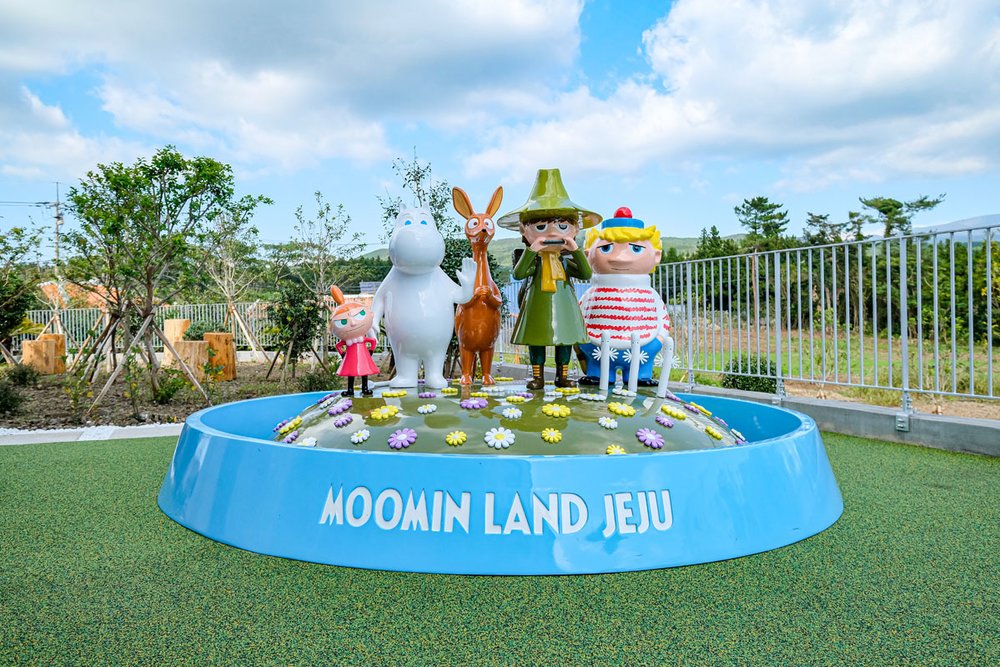 Meet the adorable Moomins at Moomin Land Jeju! Image credits to Moomin Land Jeju