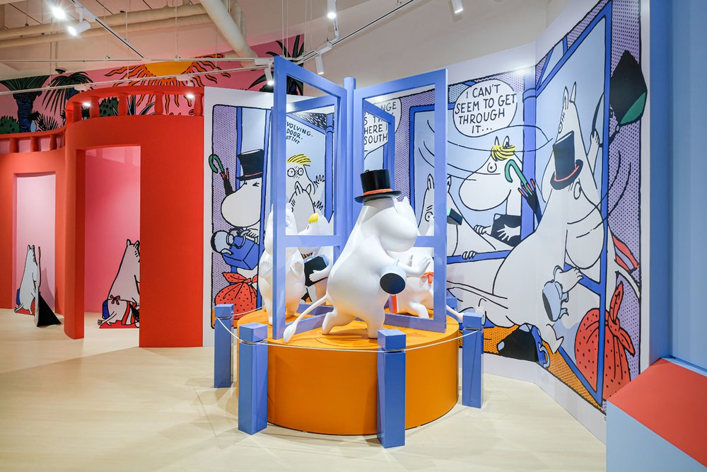here are tons of interactive displays for everyone to enjoy. Image credits to Moomin Land Jeju. Image credits to Moomin Land Jeju