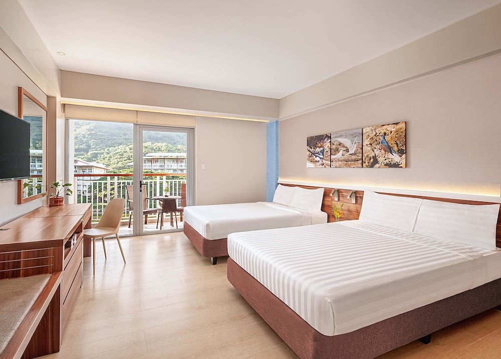 hotel room with balcony