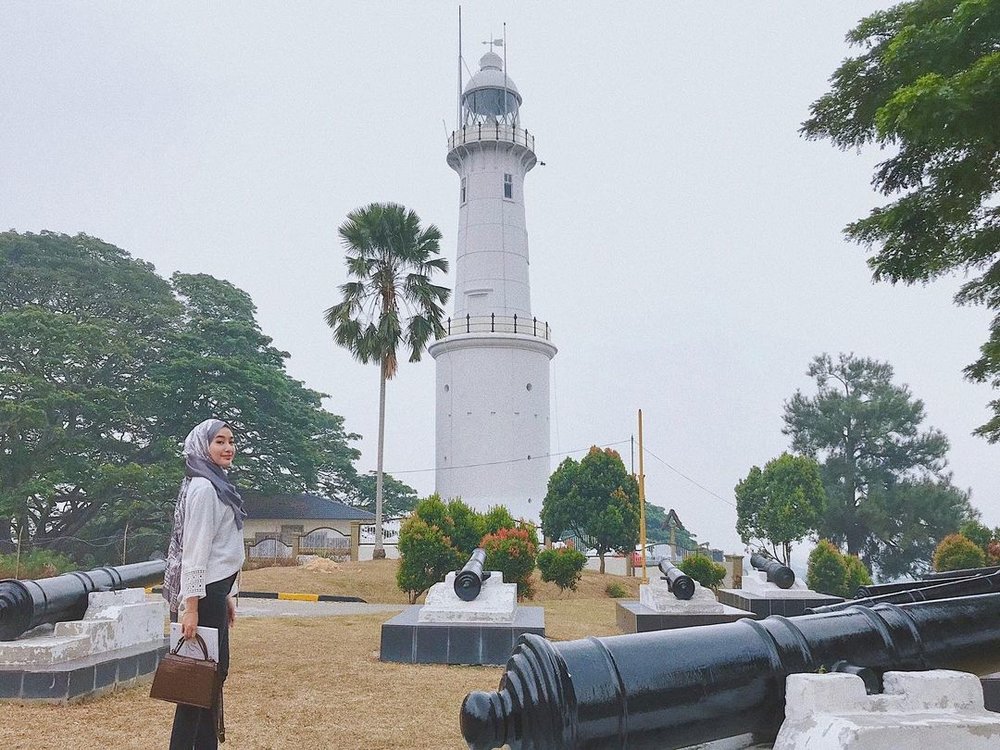 Altingsburg Lighthouse at Bukit Melawati in Kuala Selangor