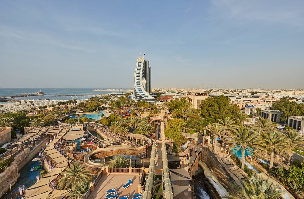 Challenge yourself with the 120-meter drop of Jumeirah Sceirah