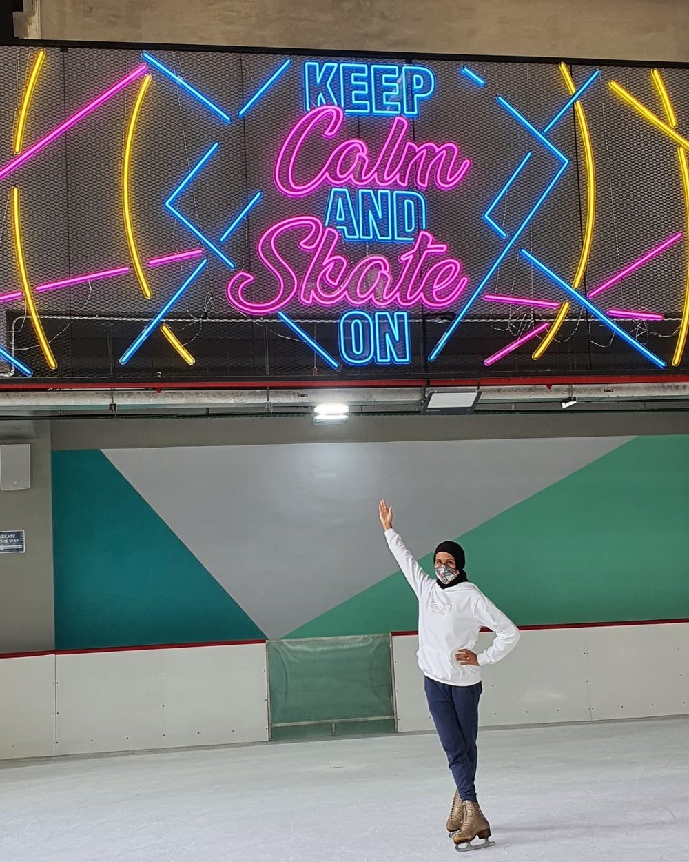 Blue Ice Skating Rink at 163 Retail Park Mont Kiara Kuala Lumpur