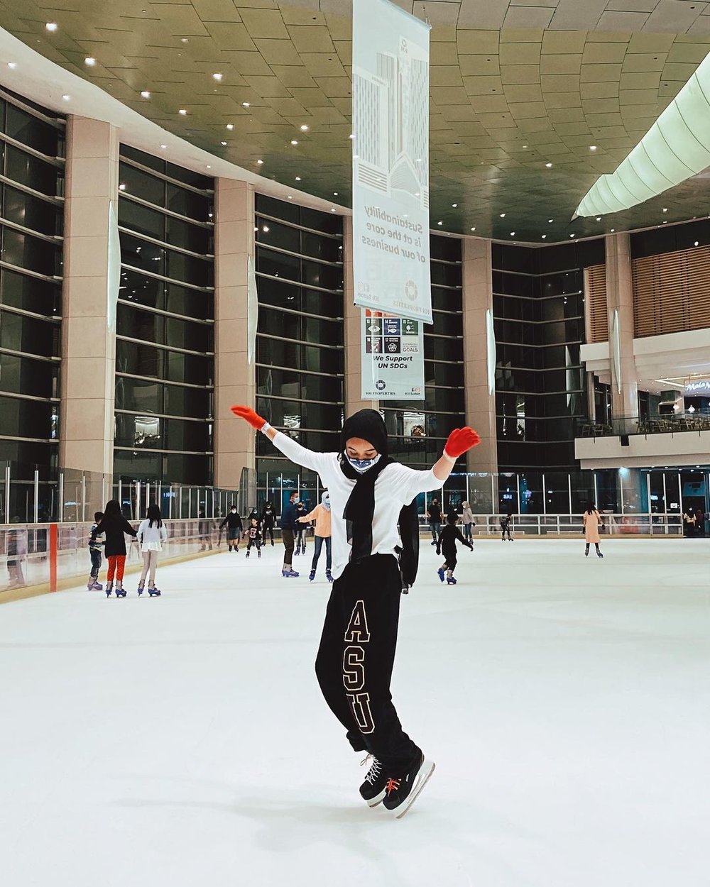 Icescape ice skating rink in iOi City Mall Putrajaya