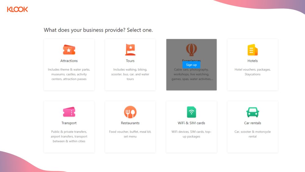 Klook Merchant Portal