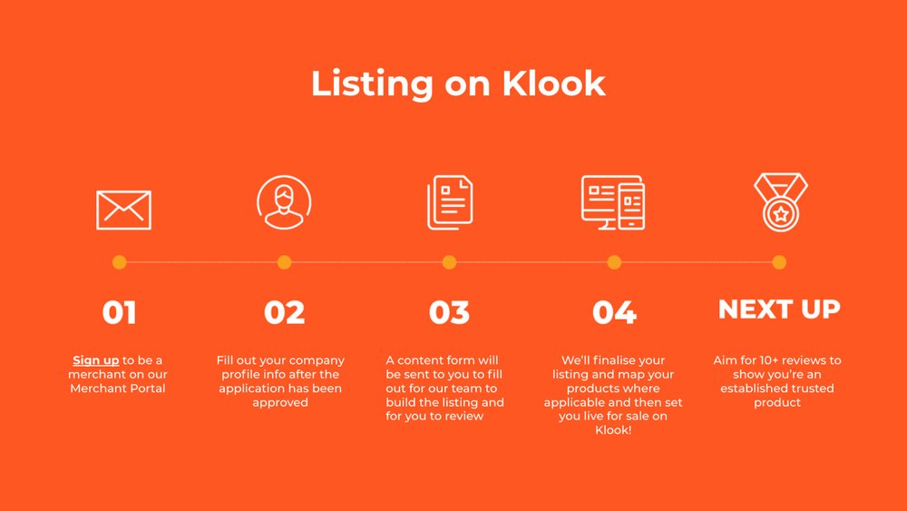 Step by Step - Klook Merchant Sign Up