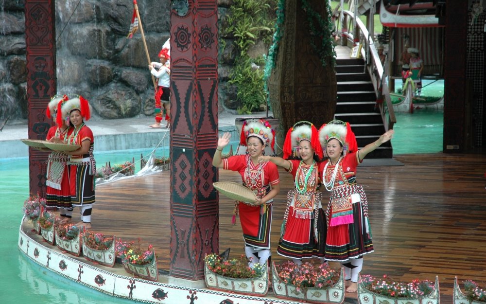 九族文化村:原住民表演