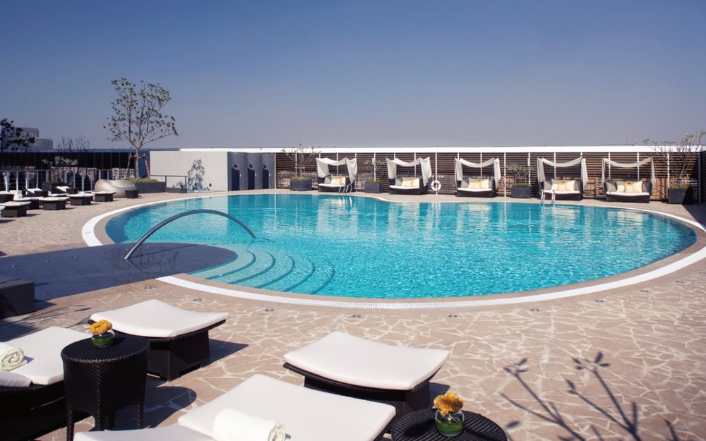 台南飯店泳池：香格里拉台南遠東大飯店