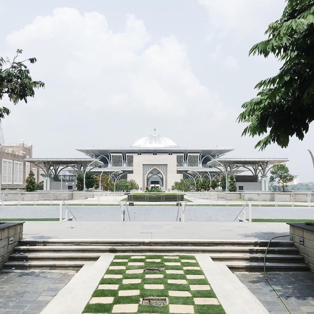 Steel Mosque in Putrajaya best place to visit