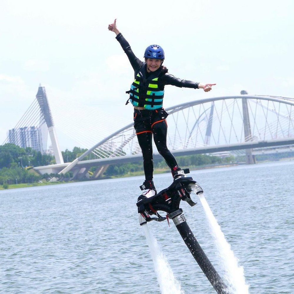 Flyboarding At Marina Putrajaya best thing to do in Putrajaya