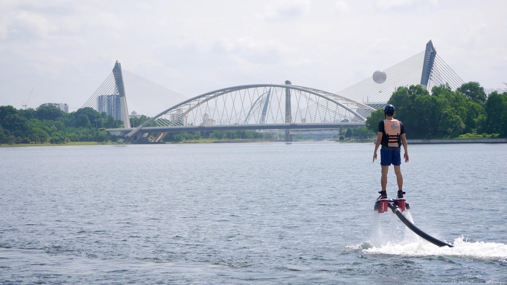 Flyboarding At Marina Putrajaya top thing to do in Putrajaya