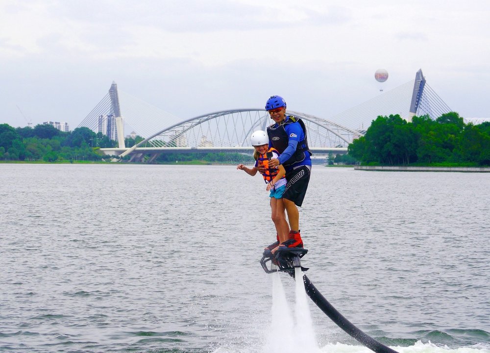 Flyboarding At Marina Putrajaya top activity in Putrajaya