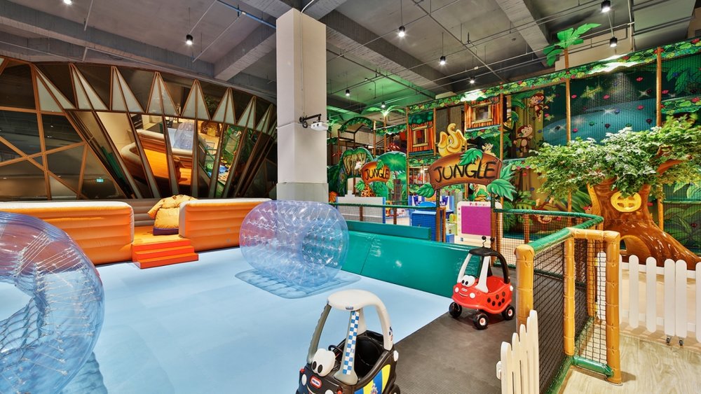 台南親子住宿：夏都城旅安平館 兒童遊戲區