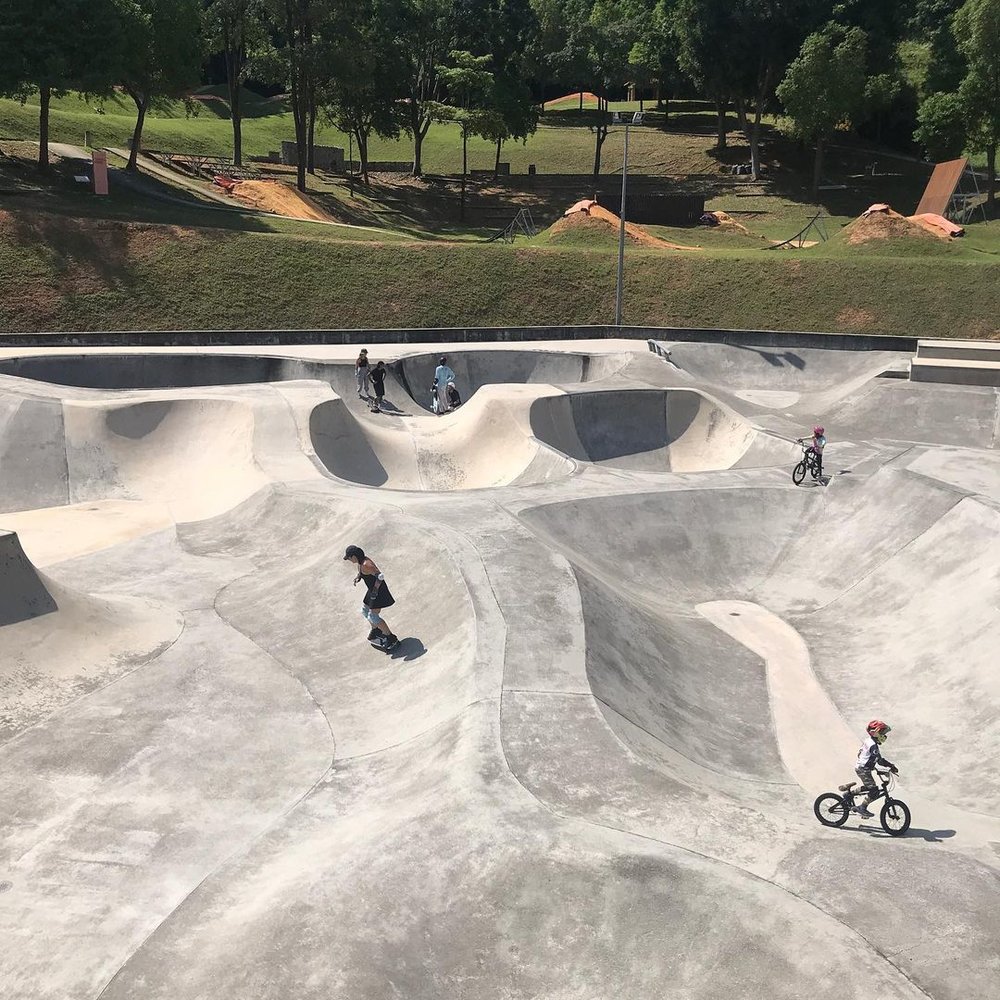 skate board and bike park at Putrajaya Challenge Park best activity in Putrajaya