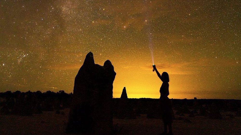 Take advantage of the clear dark skies and go stargazing . Image credit: @_lillyhmpl_ on Instagram
