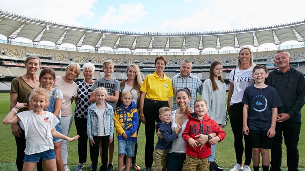 Take photos at the grounds of the Australia Optus Stadium