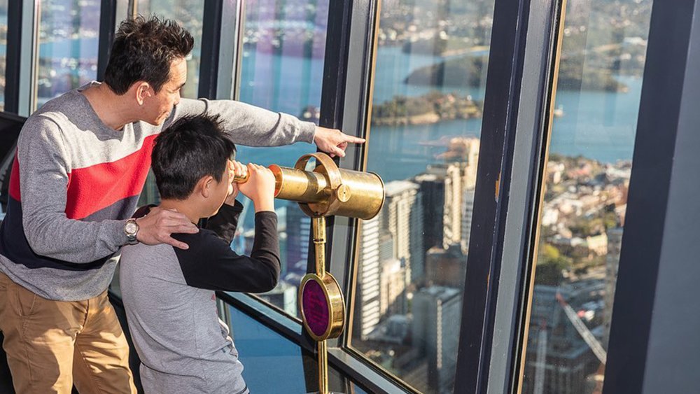 Going up Sydney Tower Eye is definitely the best way to go sightseeing in the city. Image credits: @sydneytowereye on Instagram