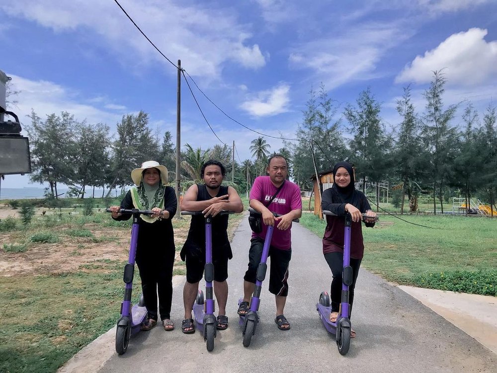 e bike rental at Amerald Resort Hotel best hotel in Desaru Johor